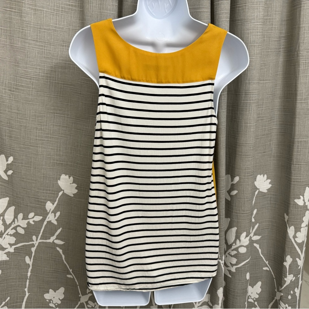THML Ariella Embroidered Striped Knit Tank S Small - Picture 5 of 5